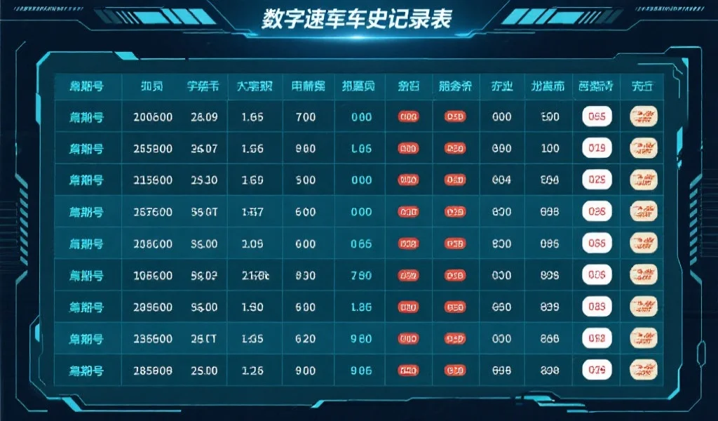 深入解析极速赛车历史记录表：提升游戏技巧与策略